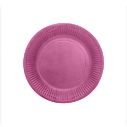 Vienkartinės lėkštutės /purpurinė (8 vnt./23 cm.) - 1