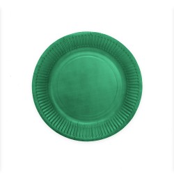 Vienkartinės lėkštutės /žalios (8 vnt./23 cm.) - 1