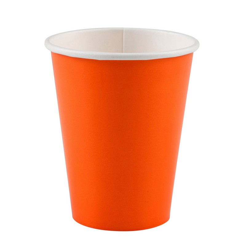 Vienkartiniai puodeliai / oranžiniai