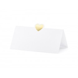 Stalo kortelės "Auksinė širdelė"