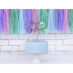 Torto dekoracija "Happy Birthday"/sidab.