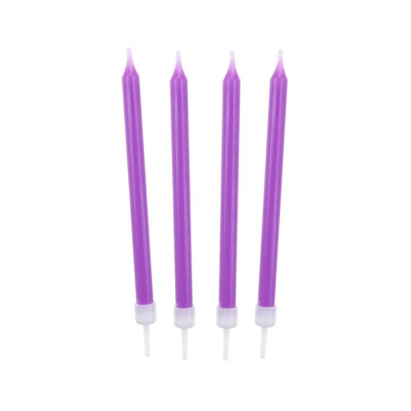 Žvakutės tortui violetinės