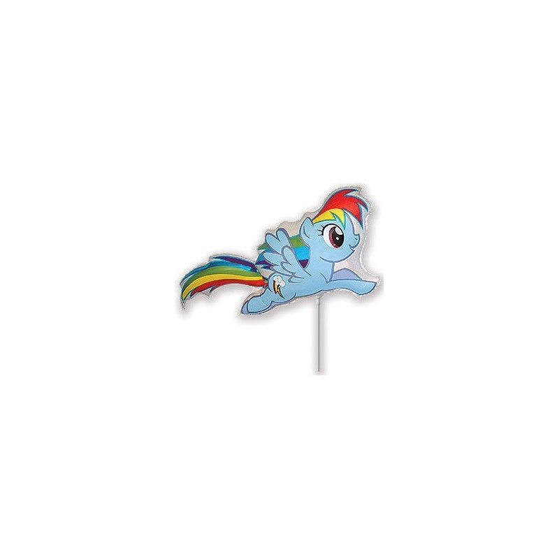 Mini folinis balionas "Ponis"/melsvas (FX14" 21x41 cm.) - 1