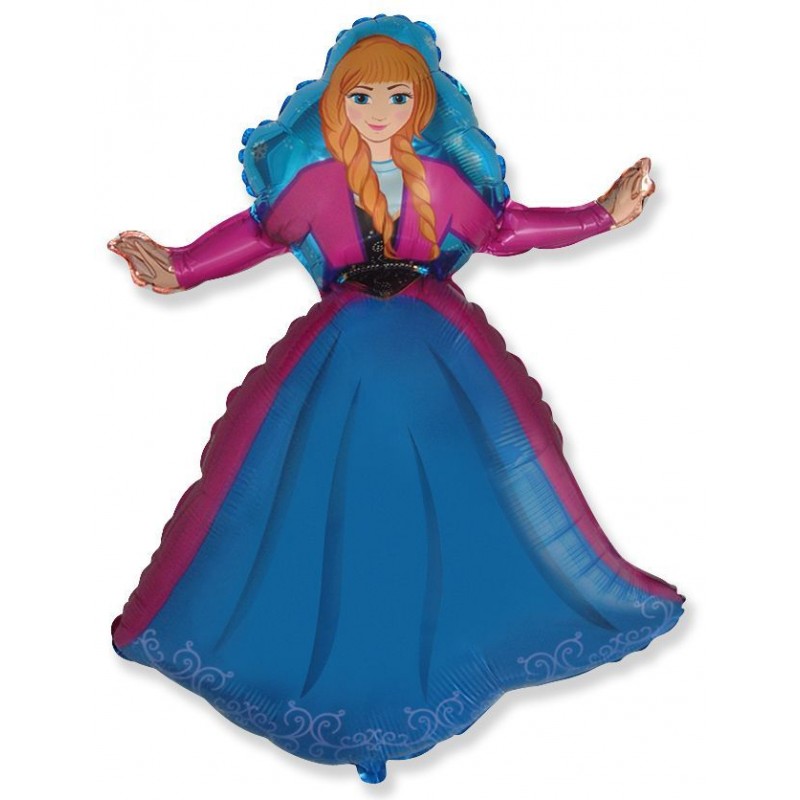 Mini folinis balionas "Princesė Alexia" (FX14" 36x25 cm.) - 1