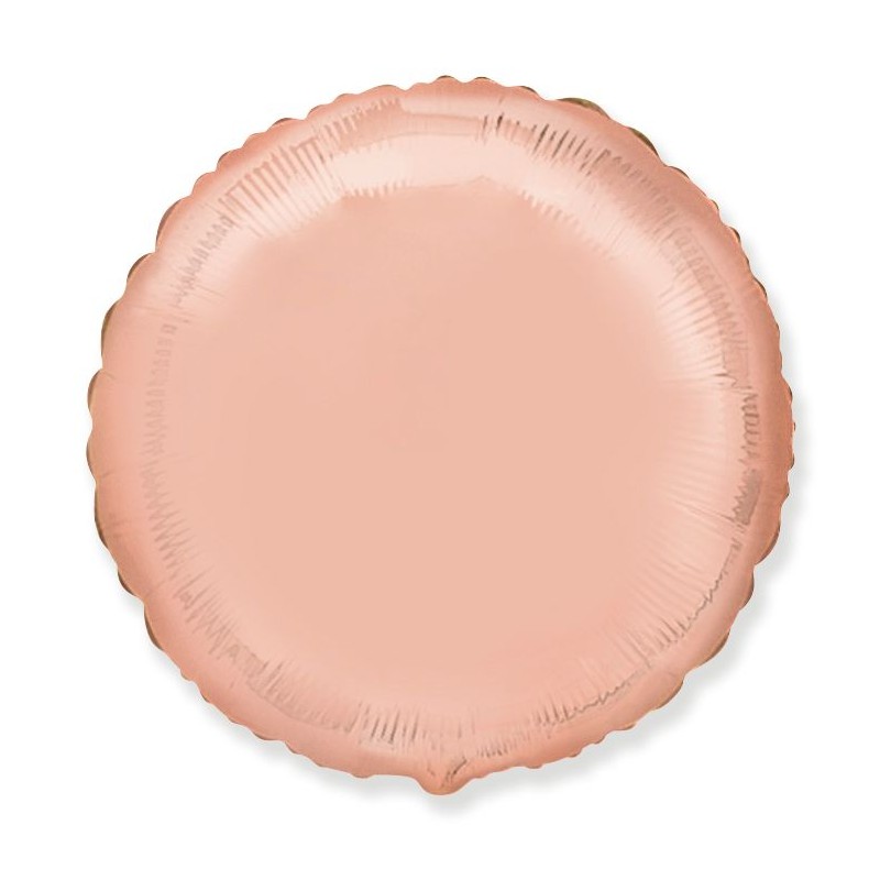 Fol. balionas "Apskritimas"/ Rose Gold (FX/18" 48 cm.) - 1