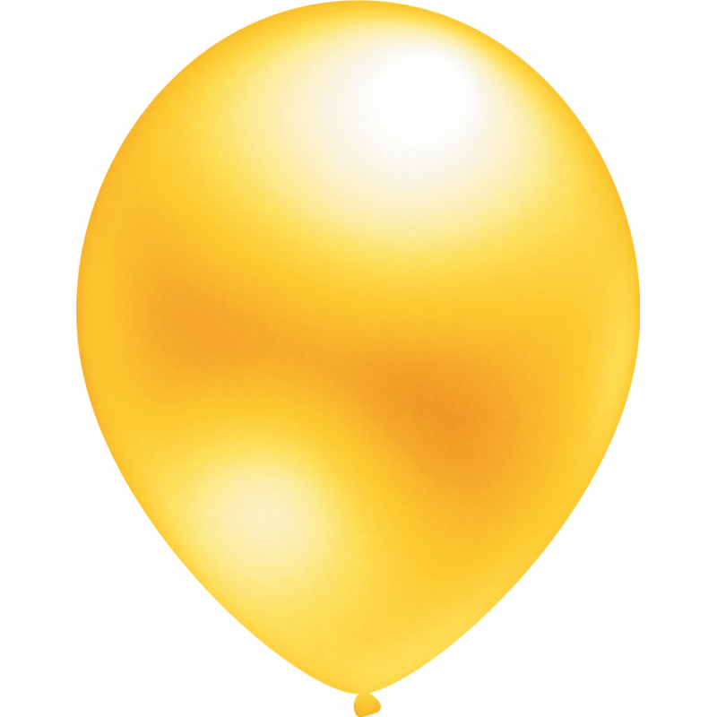 Geltoni perlamutriniai balionai (10 vnt./28 cm.) - 1