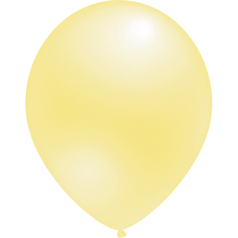 Gelsvi perlamutriniai balionai (50 vnt./28 cm.) - 1