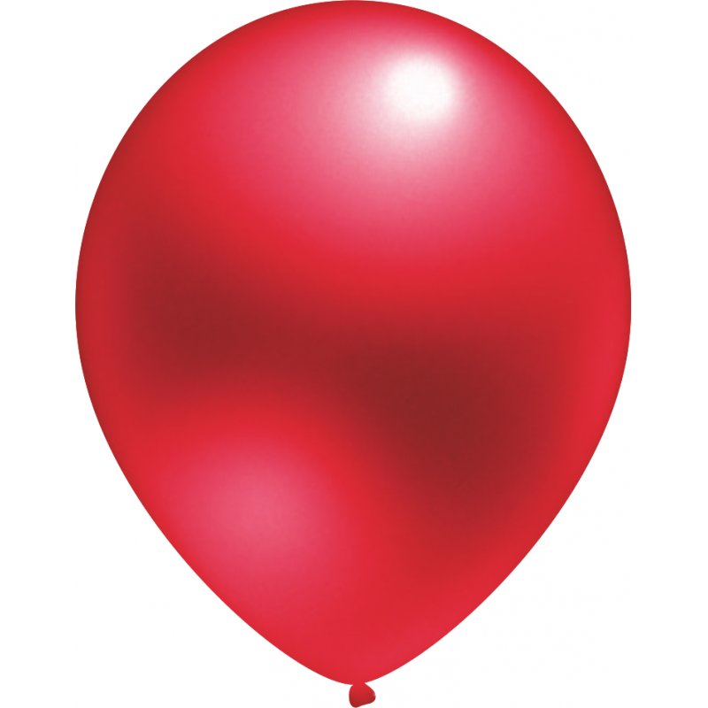 Raudoni perlamutriniai balionai (10 vnt./30 cm.) - 1