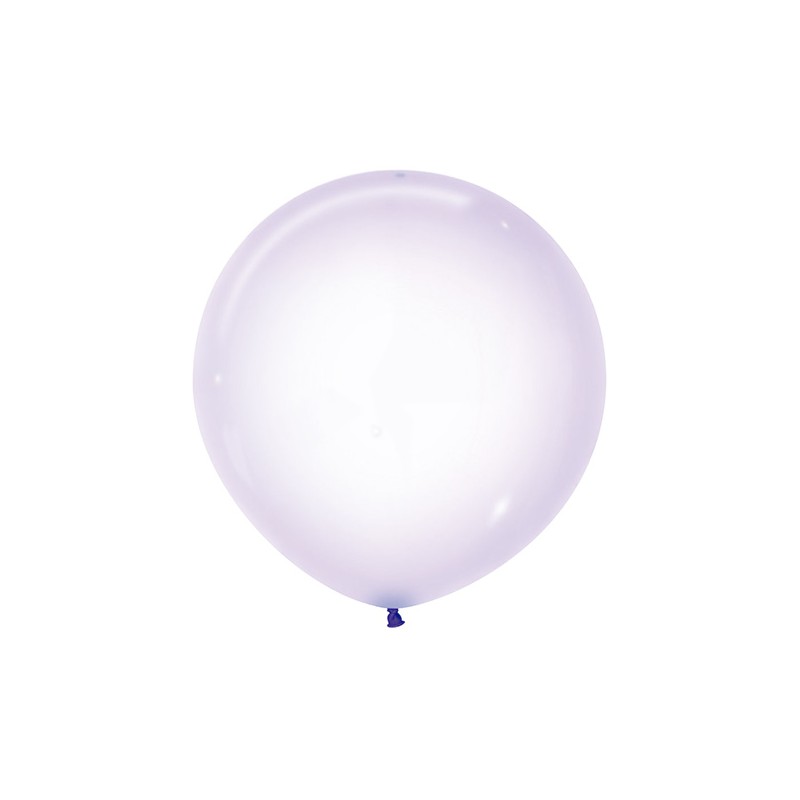 Violetinis didelis skaidrus balionas (1vnt./61 cm.) - 1