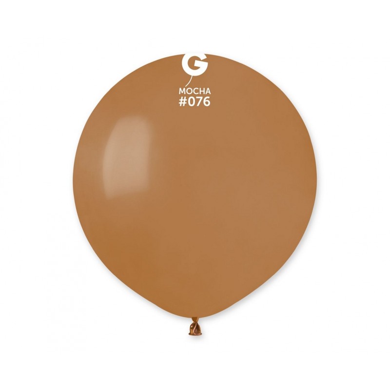 Kavos spalvos pastelinis balionas (1 vnt./48 cm.) - 1