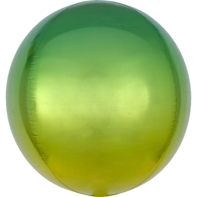 Orbz. balionas "Žalias - geltonas"