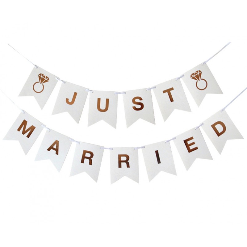 Dekoracija "Just married" (300 cm) - 1