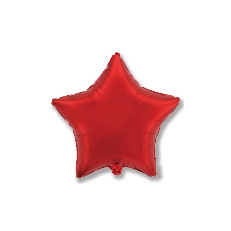 Folinis balionas "Žvaigždė"/ raudona (FX/9" 23 cm.) - 1