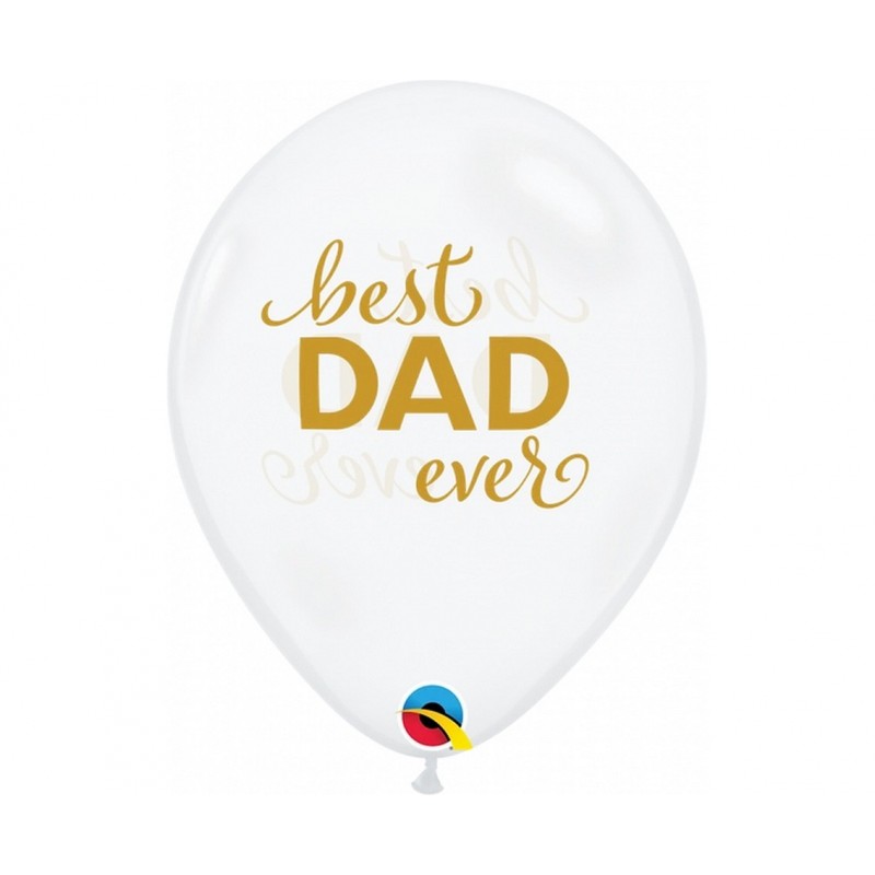 Guminiai balionai "Best dad ever"