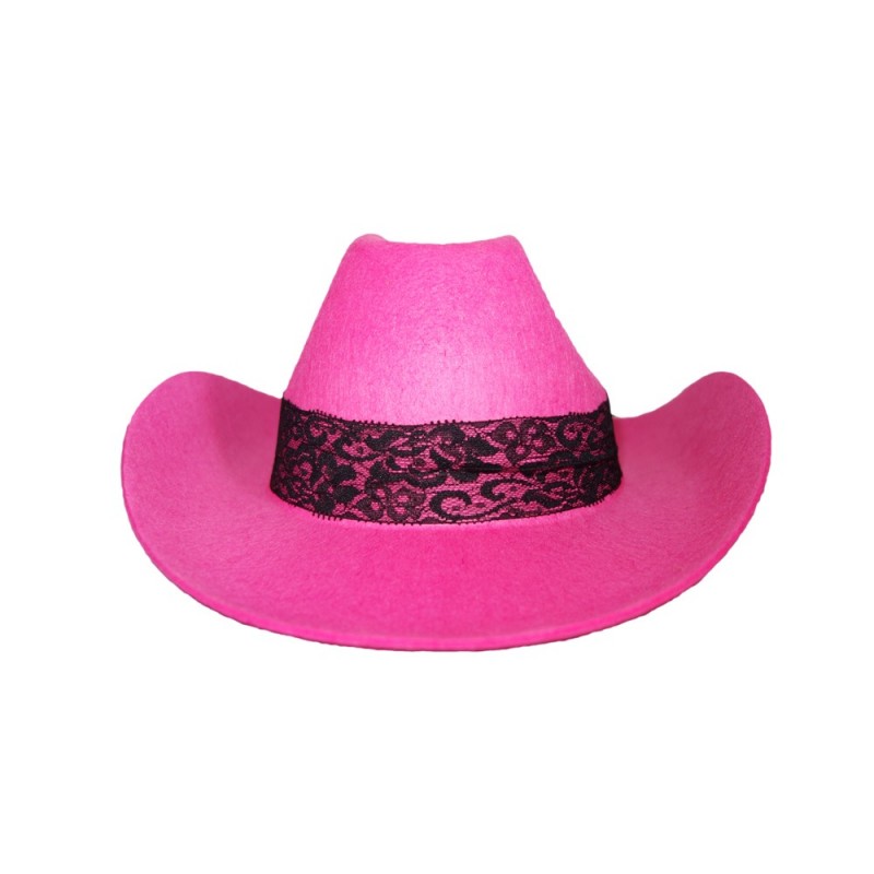 Kaubojaus kepurė rožinė