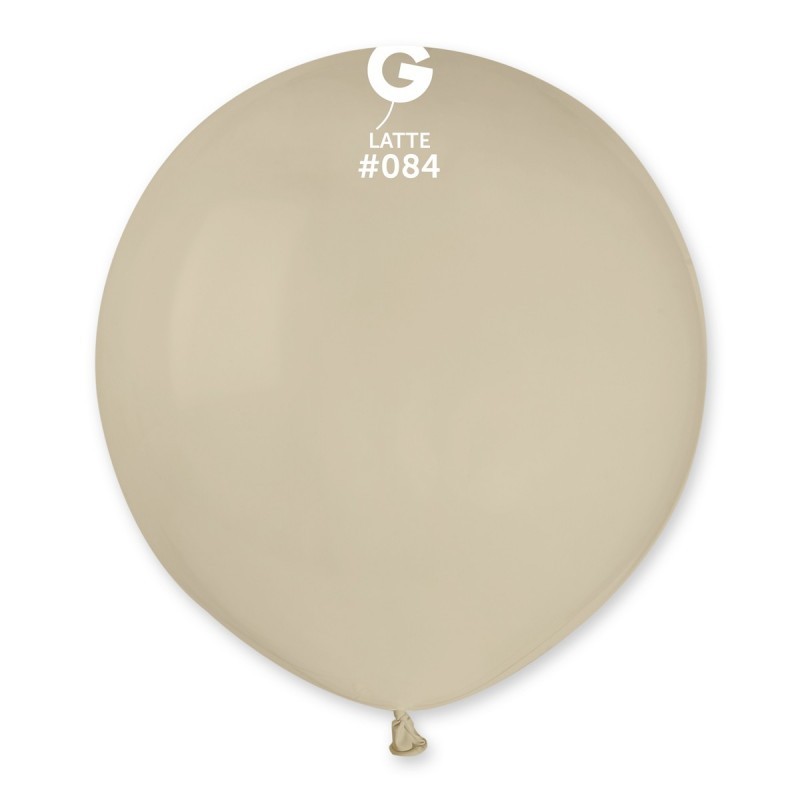 Latte spalvos pastelinis balionas (1 vnt./48 cm) - 1