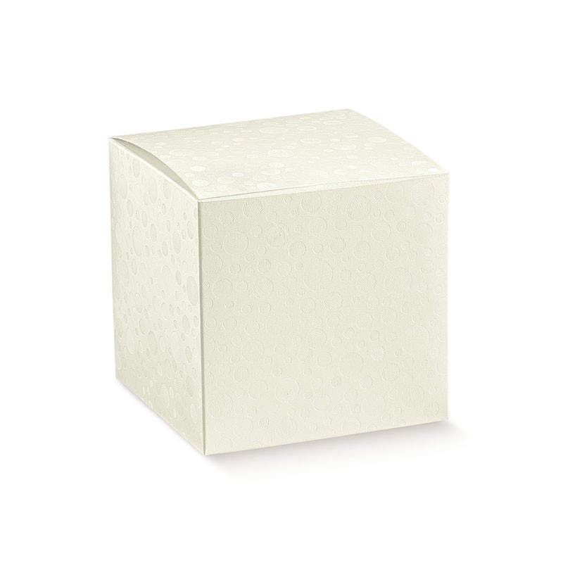 Dėžutė / balta su burbulais (1 vnt./120x120x150 mm.) - 1