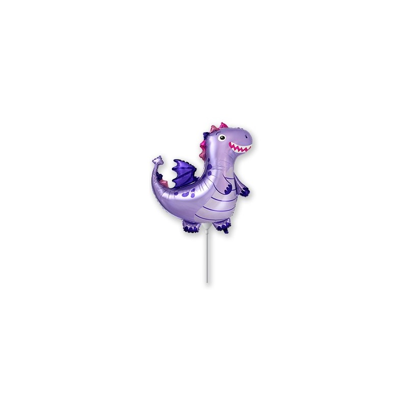 Folinis balionas "Drakonas"/violetinis (FX14") - 1
