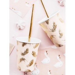 Puodeliai "Auksinės plunksnos" (6 vnt./220 ml.) - 2