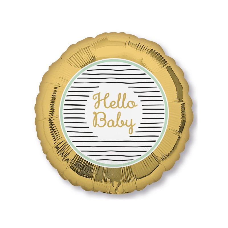 Folinis balionas "Hello baby" (17" 43 cm.) - 1
