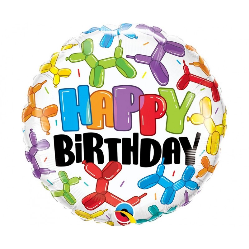 Folinis balionas "Happy birthday"/balio.