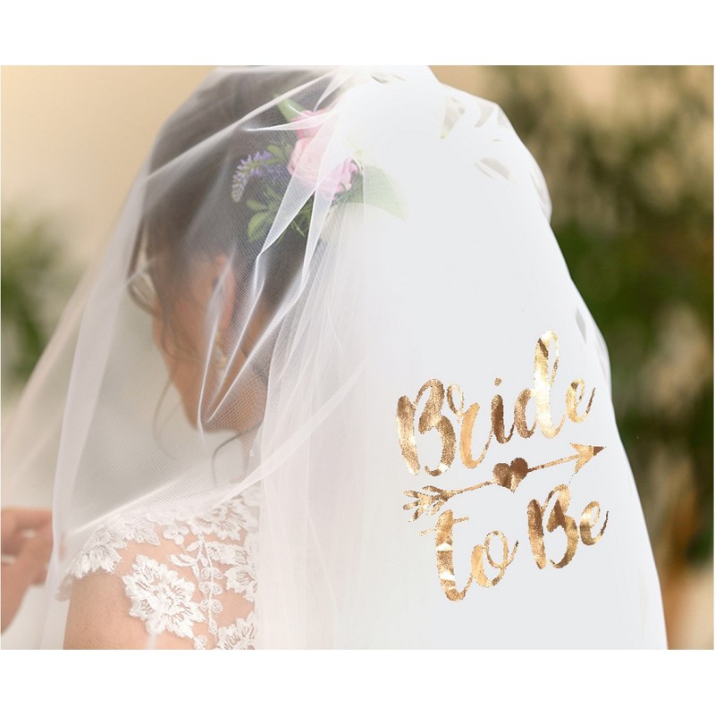 Vėliumas "Bride to be" (1vnt / 72 cm) - 1
