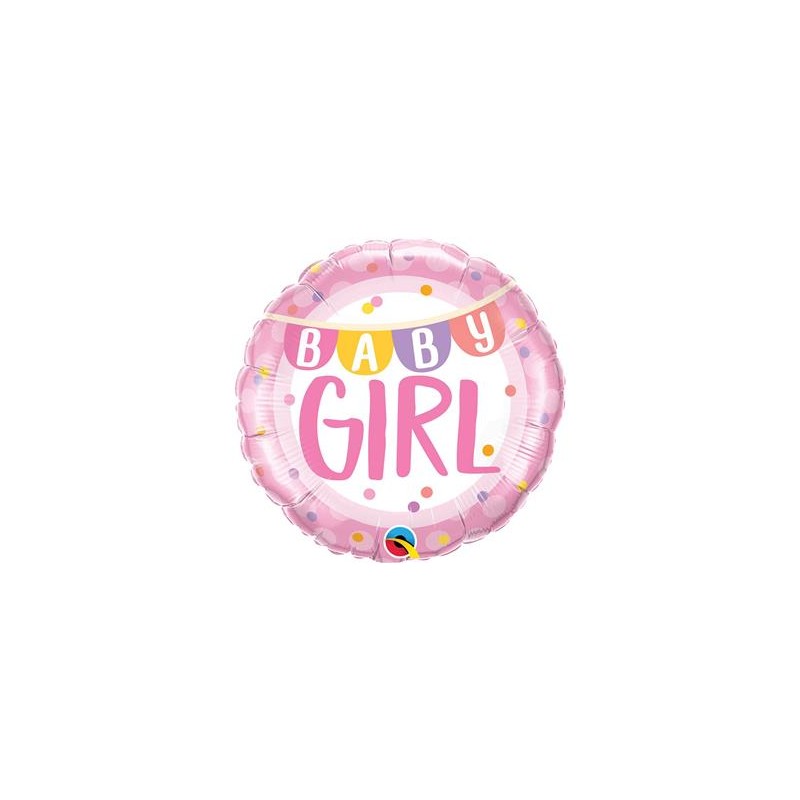 Folinis balionas "Baby girl" (18" 46 cm.) - 1