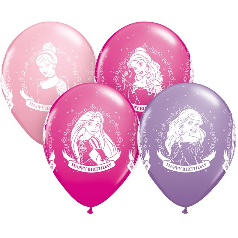 Guminiai balionai "HB princesės" (25vnt./28cm.) - 1