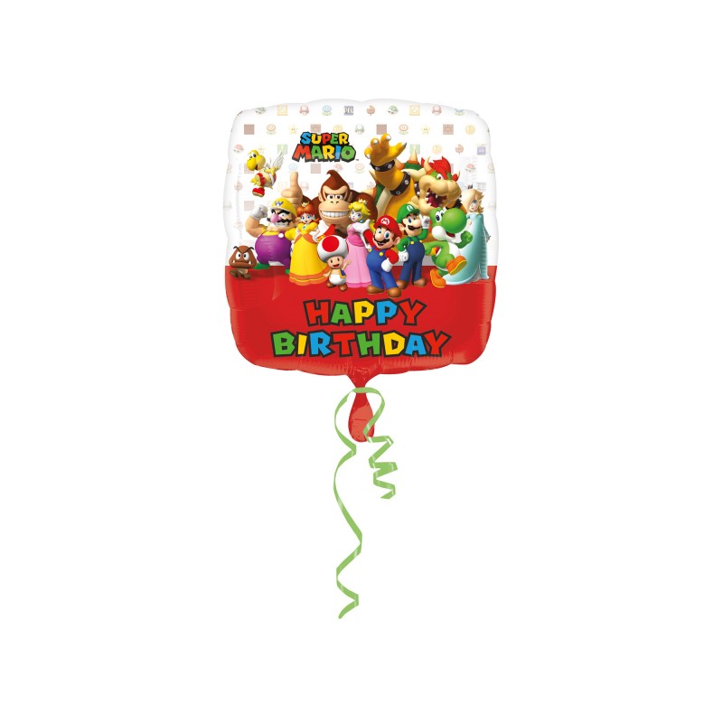 Folinis balionas "Super Mario" (17" 43cm.) - 1