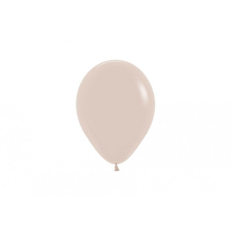 Pasteliniai balionai "White sand" (50 vnt/13 cm) - 1