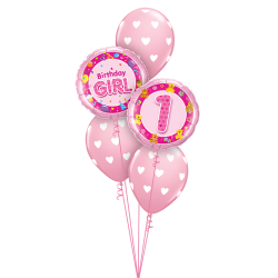 Folinis balionas "Meškučiai 1"/rožinis