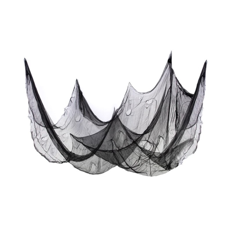 Medvilninė staltiesė / juoda (3 x 2.10 m) - 1