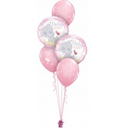 Folinis balionas "Baby girl"/rožinis