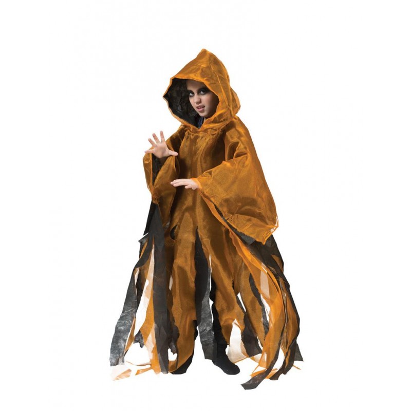 Juodas - oranžinis apsiaustas (85 cm) - 1