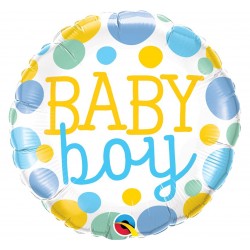 Folinis balionas "Baby boy"/burbulai