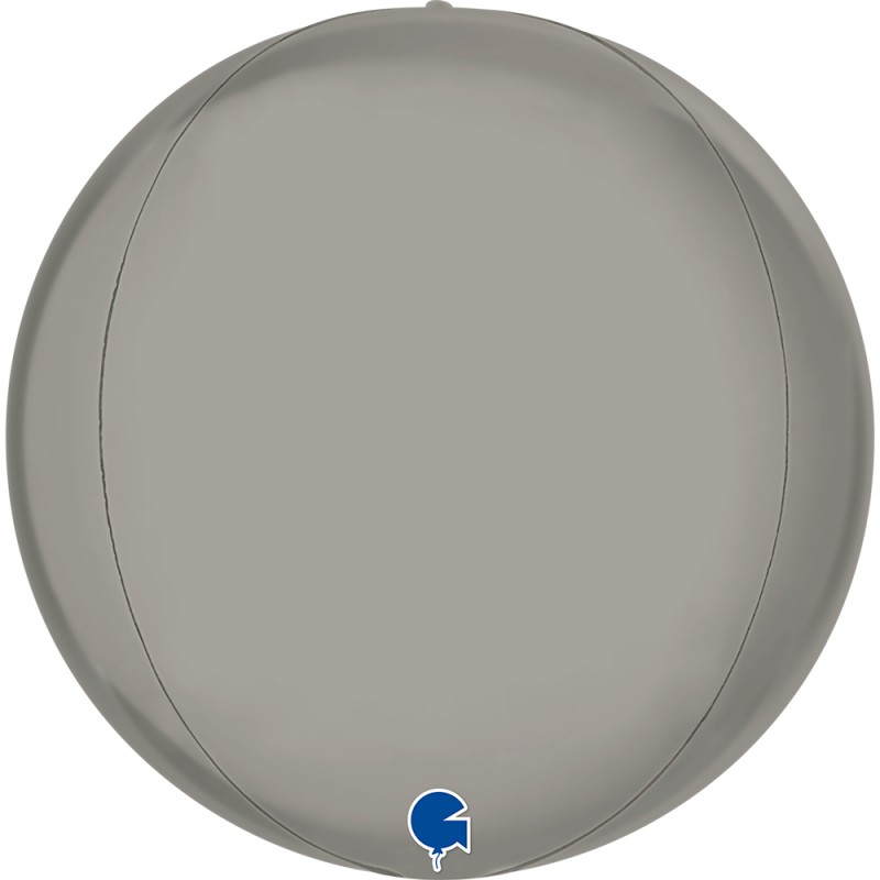 Orbz. balionas / platininis sidabras (15" 38 cm.) - 1