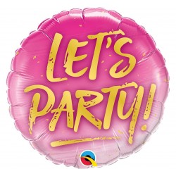 Folinis balionas "Let's party!"