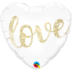 Folinis balionas "Love"/ širdis