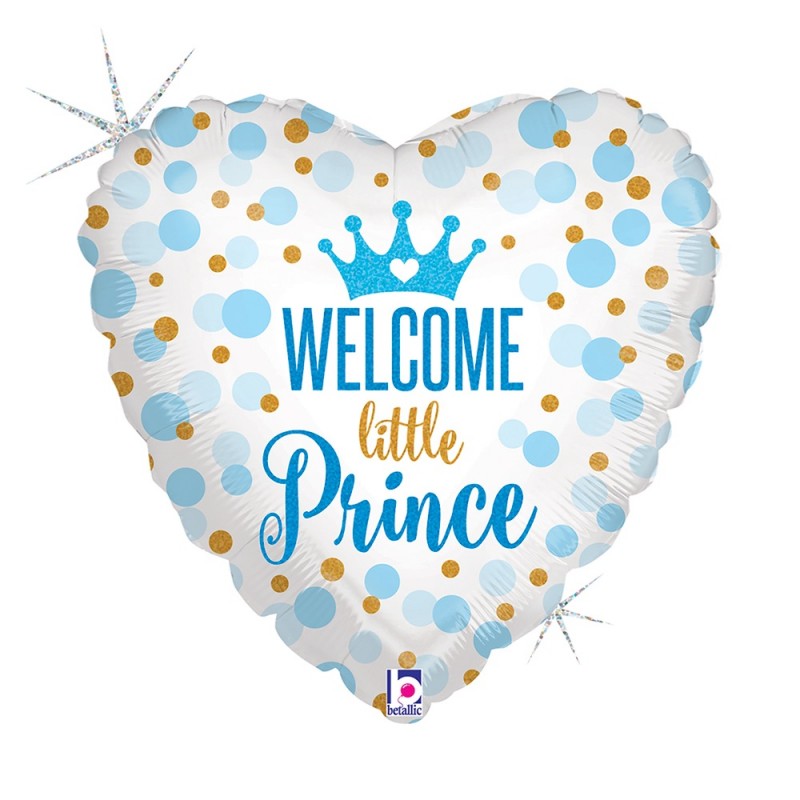 Folinis balionas "Welcome prince" (18" 36x36 cm.) - 1