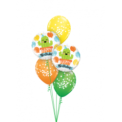 Folinis bal. "Happy birthday"/kaktusas