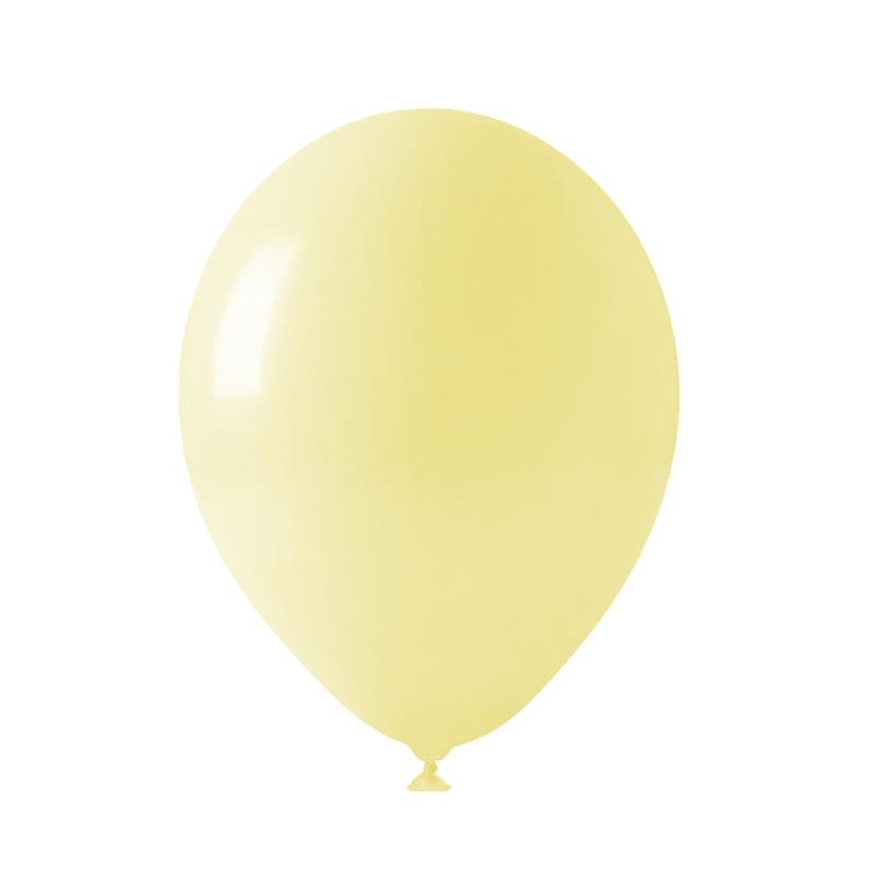 Vanilės spalvos pasteliniai balionai (100 vnt./30 cm.) - 1
