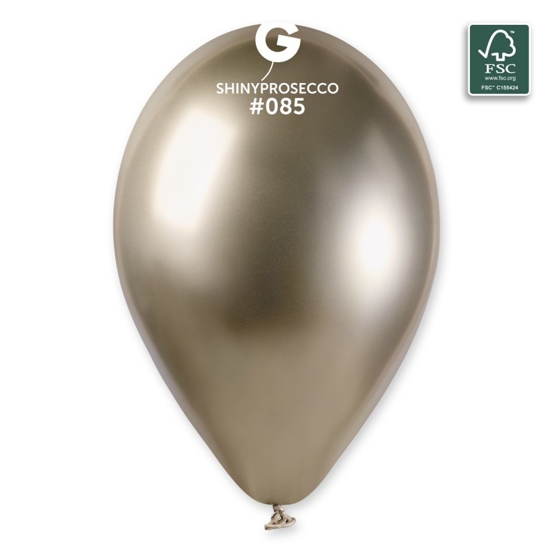 Guminiai "CHROME" balionai "Prosecco" (50 vnt./33 cm.) - 1