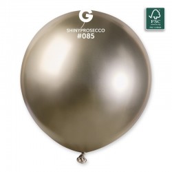 Chrome Prosecco guminiai balionai (25vnt./48cm.) - 1