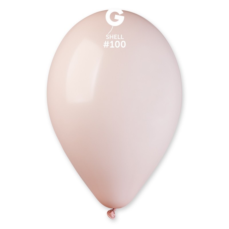 Pasteliniai balionai "Shell" (100vnt./30 cm. G110) - 1