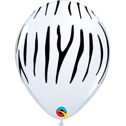 Guminiai balionai "Zebro dryžiai" (25 vnt./28 cm.) - 1