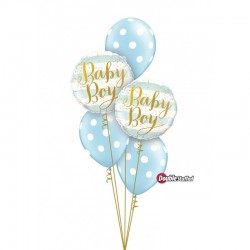 Folinis balionas "Baby boy" / melsvas