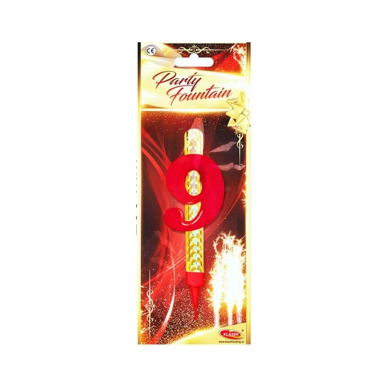 Ledų fontanas "Skaičius 9" (1 vnt./ 12 cm./I kat.) - 1