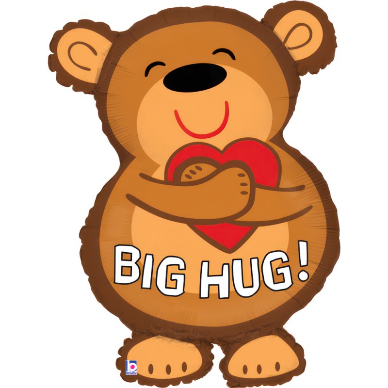 Folinis balionas "Meškutis Big Hug" (24" 61 cm.) - 1