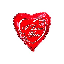 Folinis balionas šidelė "I love you" (FX/18"45 cm./Supakuota) - 1