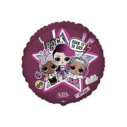 Folinis balionas "LOL roko žvaigždės" (FX/18"45 cm./Supakuota) - 1